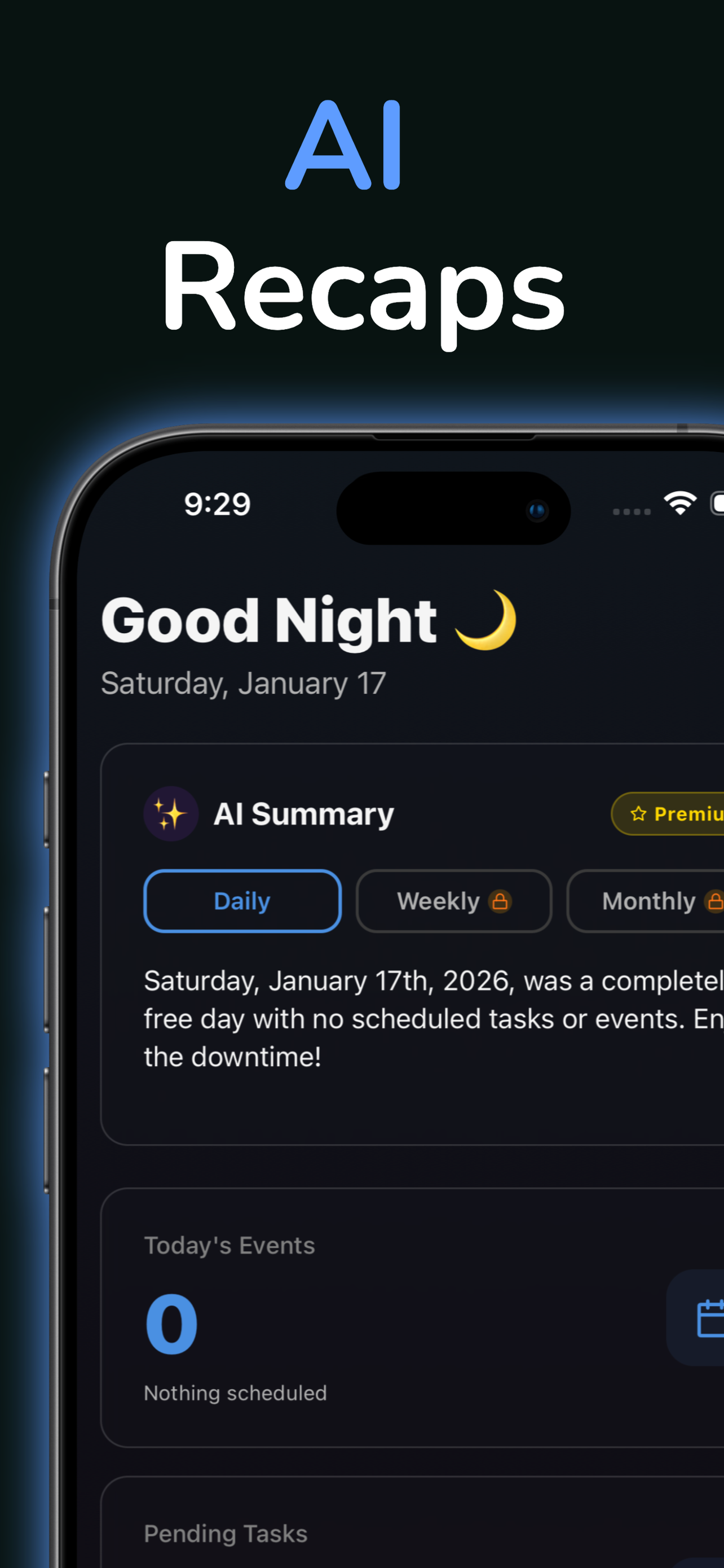 AI Recaps - Daily summaries powered by AI